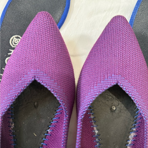 Rothy's the Original Point toe ballet flat Purple iris 8W/ EU 38.5 - Picture 6 of 9